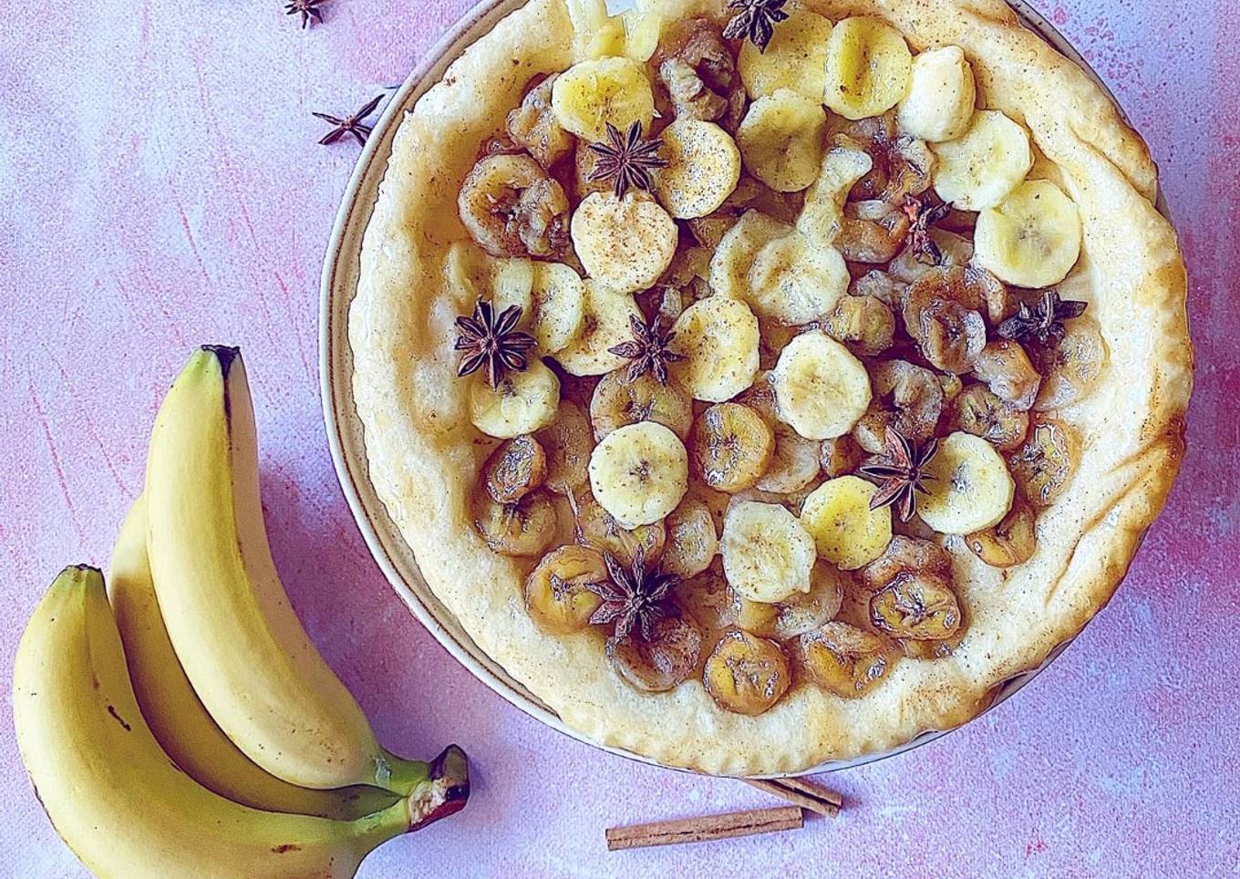 Tatin de banane épicée