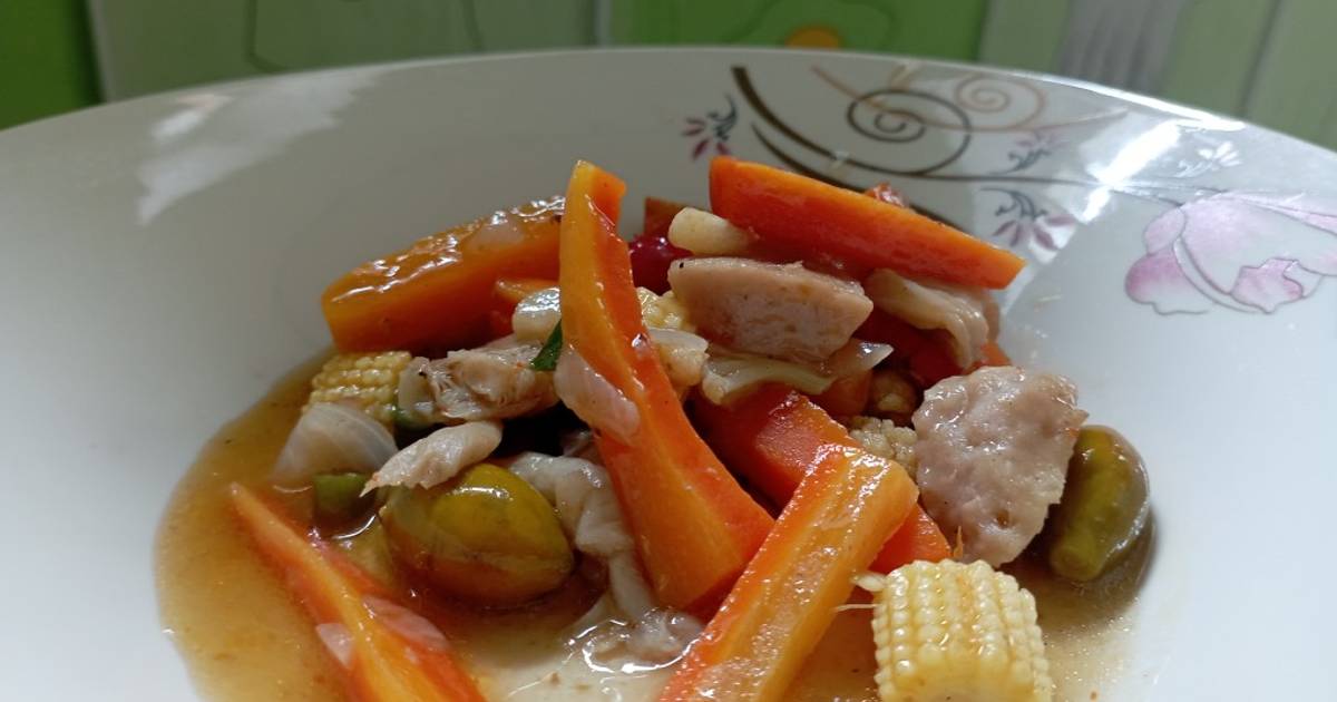 659 Resep Tumis Jagung Muda Wortel Bakso Enak Dan Mudah Cookpad