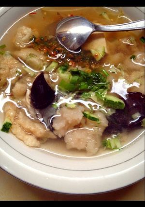 Foto resep Tekwan kuah ikan asli palembang