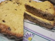 Una foto de tarta de chocolate con stevia