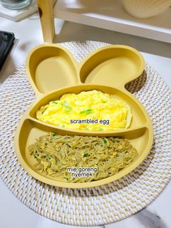 Foto resep MPASI : Mie Goreng Nyemek & Scrambled Egg