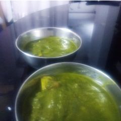 A picture of Aloo palak.