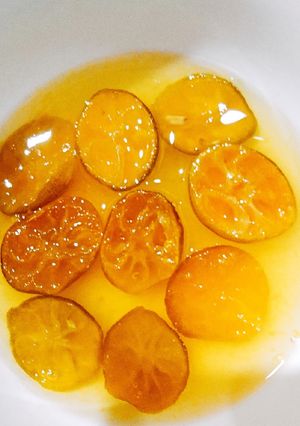 Hình của món Tắc chưng đường phèn.