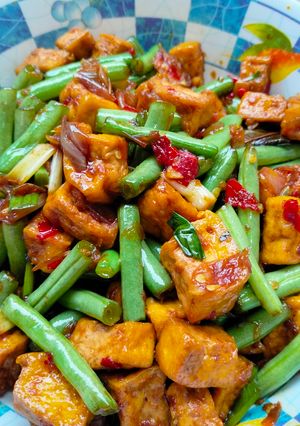 Foto resep Buncis tahu kecap si simpel tapi enakkkk 🤤