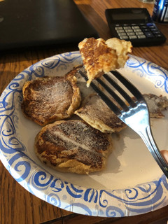 A picture of Sugary sweet mini pancakes!.