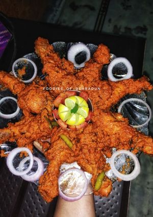 A picture of Chicken leg piece 🍗😍 easy recipe.