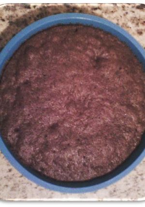 Una foto de Torta solidaria en microondas