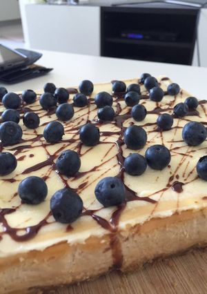 A picture of Easy to make and yummy cheesecake.