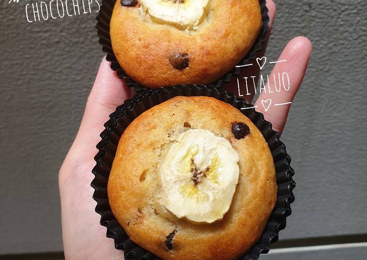 Banana Muffin Chocochips / Muffin Pisang