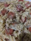 Easy Fusilli Carbonara