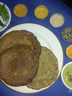 अड़ई डोसा (Adai Dosa recipe in Hindi) रेसिपी मुख्य फोटो