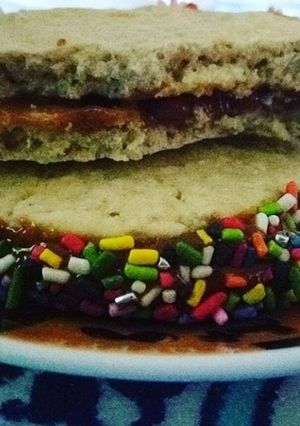 Una foto de Alfajores de avena y harina de arroz