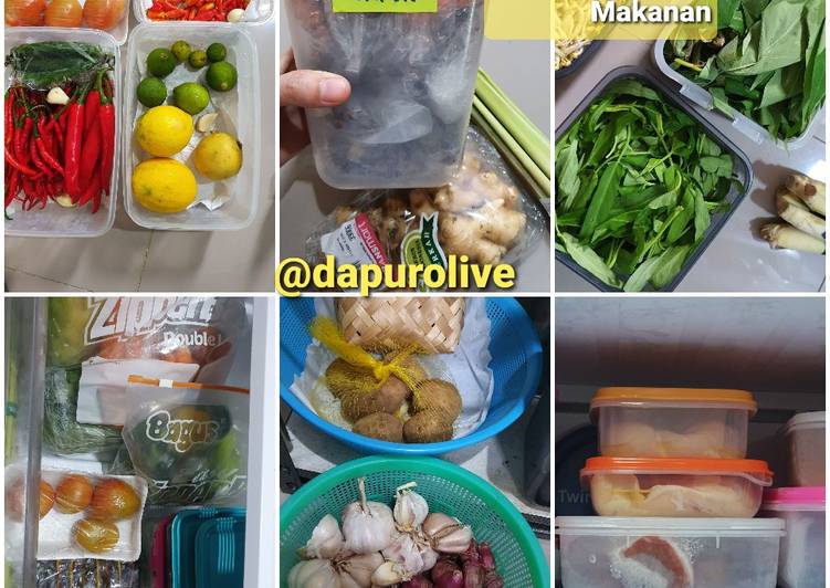 Resep Tips Untuk Penyimpanan Bahan Makanan Di Kulkas Lengkap Yang Nikmat