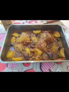 Una foto de Pollo al horno