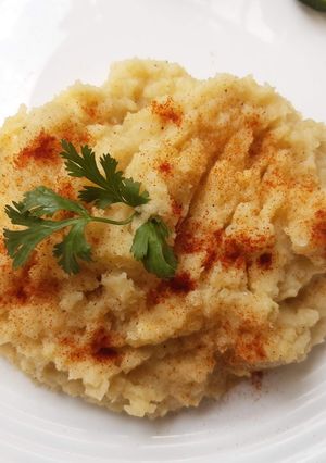 A picture of Mashed potatoes.