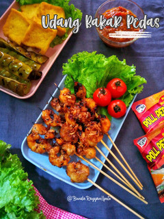 Foto resep Udang bakar pedas