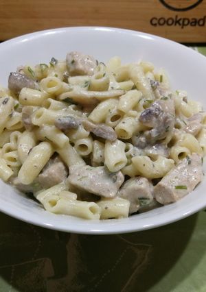 Karajos, gombás tészta recept fotója