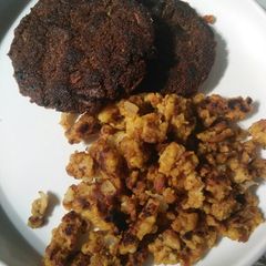 A picture of Teff Sausages.
