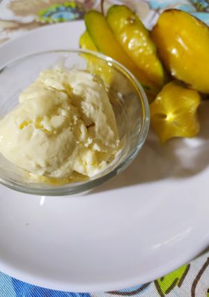 Una foto de Helado de carambola