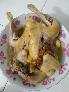Hình của món Gà Hấp Tỏi.