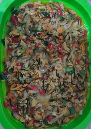 Foto resep Kerang ijo saos padang