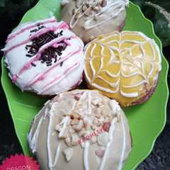 รูปของ Dragon fruit donuts