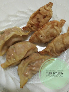 Foto resep Gyoza/Mandu/Dumpling (만두; 饅頭) isi Tuna Sayur