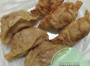 Foto resep Gyoza/Mandu/Dumpling (만두; 饅頭) isi Tuna Sayur