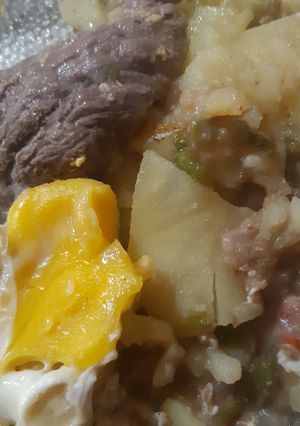 Una foto de Bifes a la olla