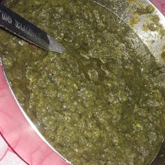 A picture of Mint onion chutney.