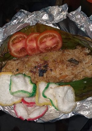 Foto resep NasBak (nasi bakar)