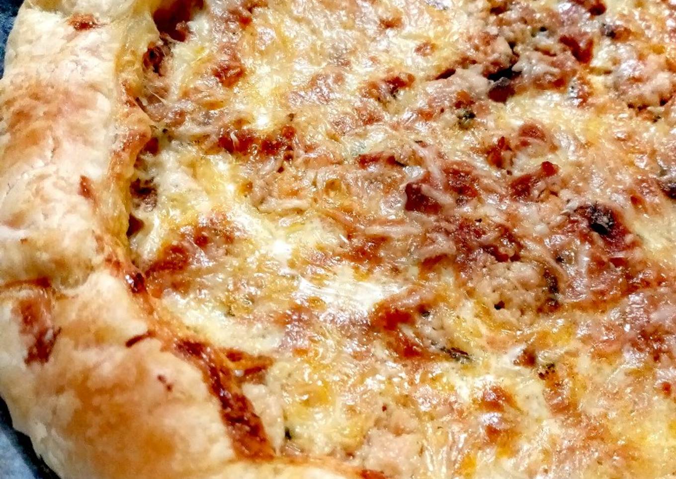 Tarte / Quiche au thon et à la tomate