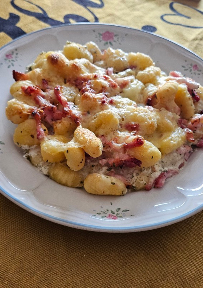 Una foto de Ñoquis en air fryer