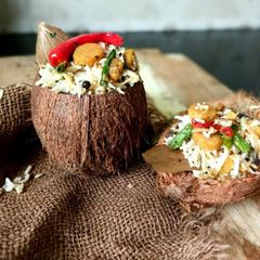A picture of Coconut Gatta Rice Pilaf.