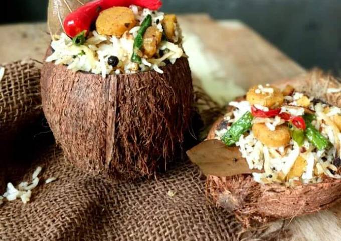 Steps to Prepare Speedy Coconut Gatta Rice Pilaf