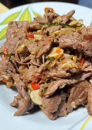 Foto resep Tumis Daging Jeruk Nipis