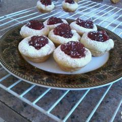 A picture of Coconut, Almond and Raspberry Cups.