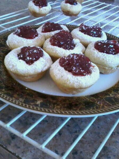 A picture of Coconut, Almond and Raspberry Cups.
