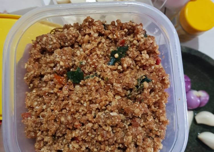 Sambel pecel rumahan khas madiun