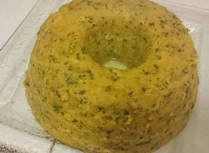Una foto de Budín de calabaza y acelga