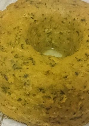 Una foto de Budín de calabaza y acelga
