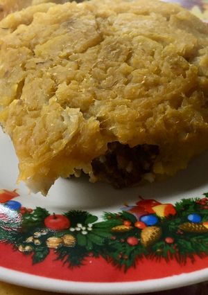 Una foto de Pastel de carne (con puré combinado de boniatos y papas)