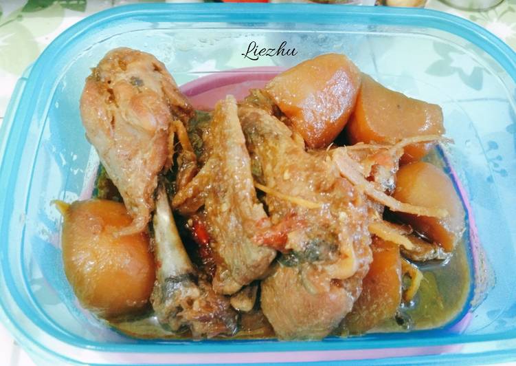 Ayam kecap jahe, resep suami 🤭