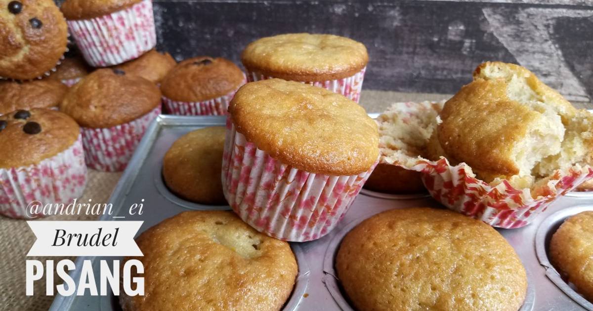 Resep Brudel Pisang Cupcakes Oleh Bunda Ei Cookpad