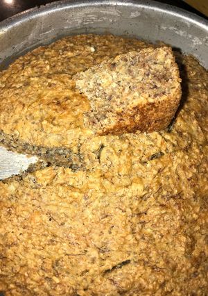 Una foto de Torta de banana y chía