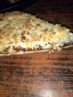 Una foto de Tarta de coco y dulce de leche