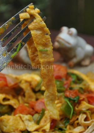 A picture of Egg Spaghetti.