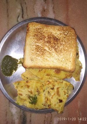A picture of Vegetarian omelette.