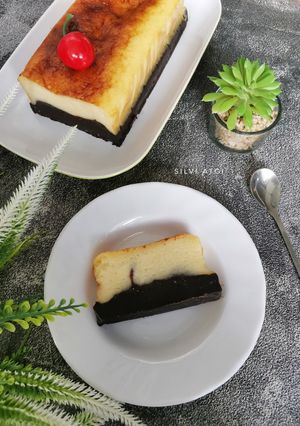 Foto resep Burnt Cheesecake Brownies Ekonomis