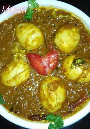 A picture of Egg Masala.